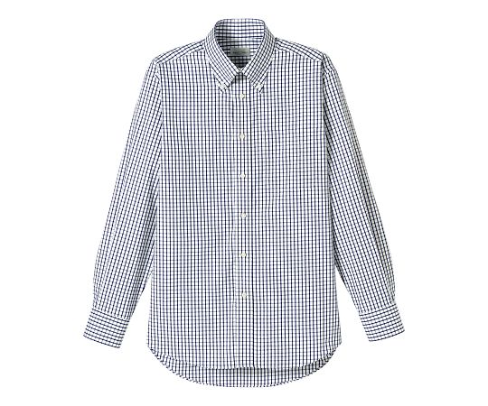 FACE グラフチェック長袖シャツ ネイビー SS FB4506U-8 SS 1枚（ご注文単位1枚）【直送品】