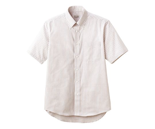 FACE グラフチェック半袖シャツ ベージュ L FB4507U-1 L 1枚（ご注文単位1枚）【直送品】