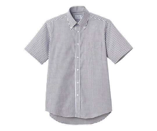 FACE グラフチェック半袖シャツ ブラック S FB4507U-16 S 1枚（ご注文単位1枚）【直送品】