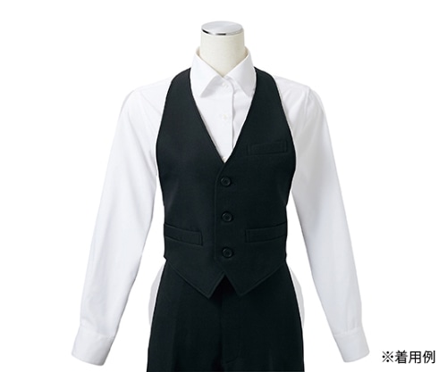 住商モンブラン カマーベスト 男女兼用 黒 GS6581-1 M 1枚（ご注文単位1枚）【直送品】