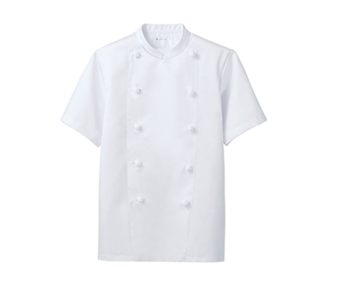 住商モンブラン コックコート 男女兼用 半袖 白 RT6622-2 6L 1枚（ご注文単位1枚）【直送品】