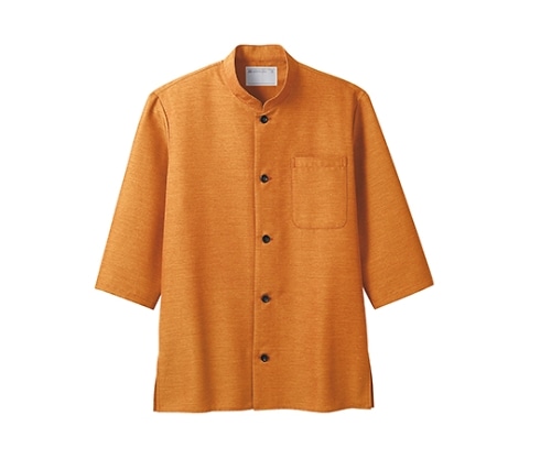 住商モンブラン シャツ 男女兼用 7分袖 オレンジ 2-717 M 1枚（ご注文単位1枚）【直送品】