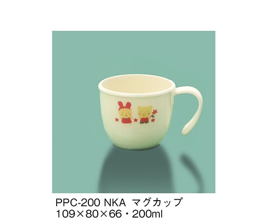 三信化工 マグカップ なかよしアニマル PPC-200_NKA 1個（ご注文単位1個）【直送品】