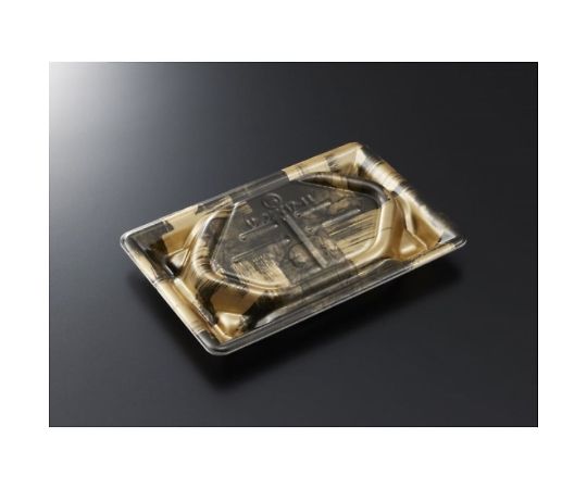 中央化学 刺身容器 漁台17-11 西陣BK 身 1ケース(1200枚入) 00744031 1ケース（ご注文単位1ケース）【直送品】