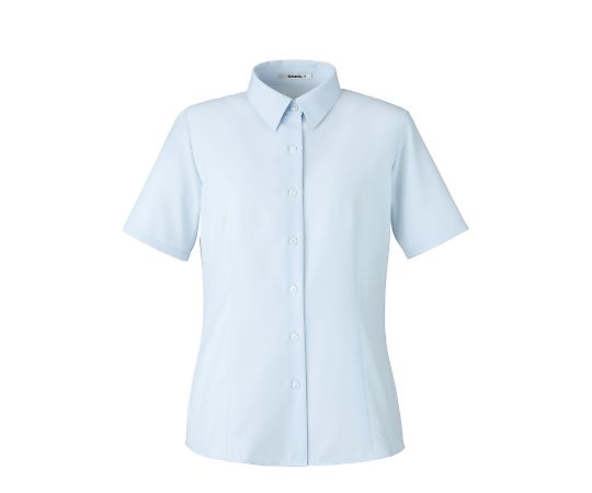 BON 半袖ブラウス ブルー 17G RB4563-6 17G 1枚（ご注文単位1枚）【直送品】