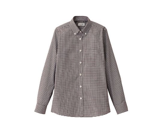 FACE レディスボタンダウン長袖ブラウス ブラウン 17G FB4042L-5 17G 1枚（ご注文単位1枚）【直送品】