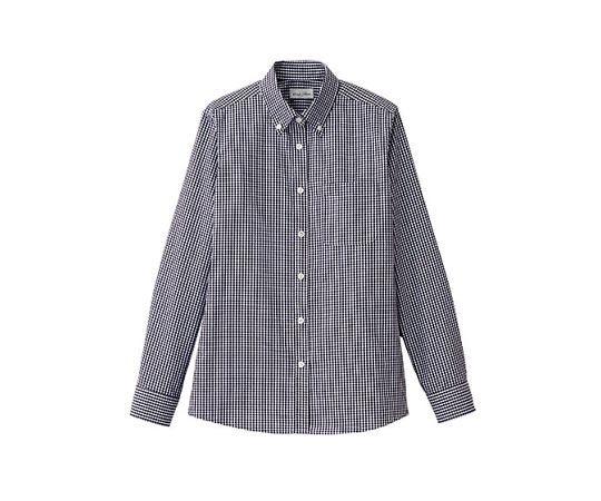 FACE レディスボタンダウン長袖ブラウス ネイビー 11G FB4042L-8 11G 1枚（ご注文単位1枚）【直送品】