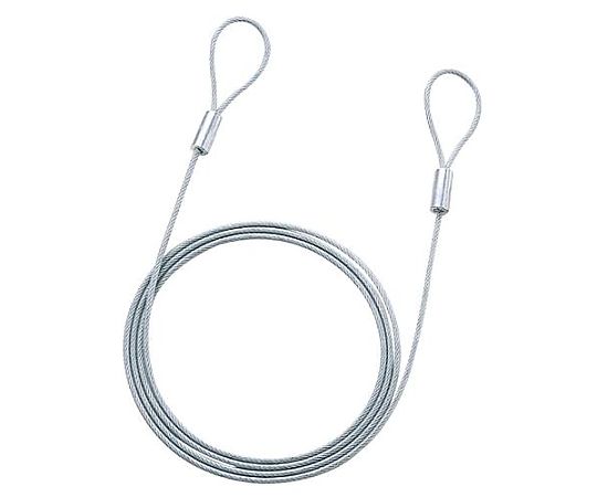 アズワン φ3.5mmx2.0m セキュリティワイヤー(ビニールコート) EA983TS-278 1個(ご注文単位1個)【直送品】