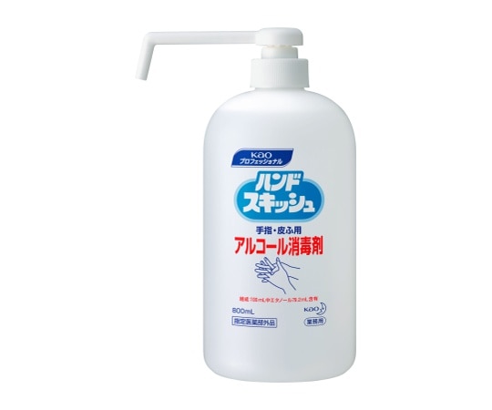 花王 ハンドスキッシュ アルコール消毒剤 800mL 業務用 手指消毒剤 1ケース(6本入)  1ケース(ご注文単位1ケース)【直送品】