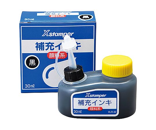 シヤチハタ Xスタンパー補充インキ 30ml 黒 XLR-30 1個(ご注文単位1個)【直送品】