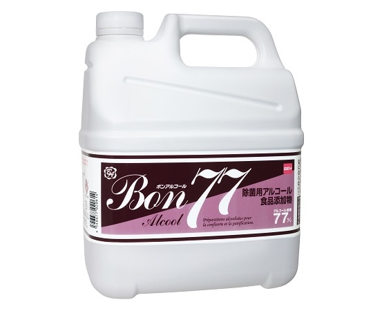 セハージャパン 食品添加物アルコール製剤 BONアルコール77 4L 1ケース(4本入) 02061 1ケース(ご注文単位1ケース)【直送品】