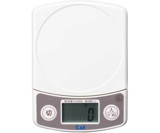 貝印 Kai House SELECT デジタルキッチンスケール 2kg計量 #000DL6338 1個（ご注文単位1個）【直送品】
