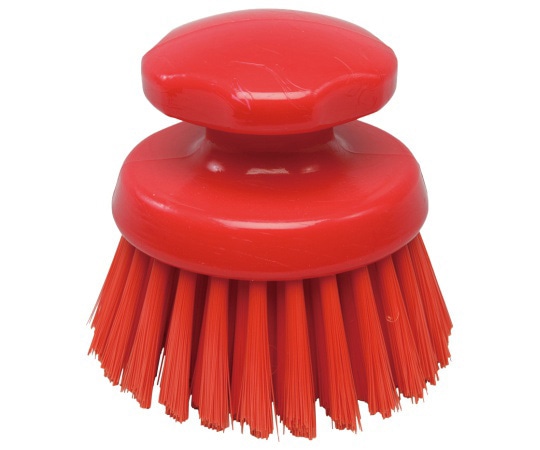 バーテック バーキュートプラス ハンドブラシ丸型 ソフト 赤 BCP-RHSB3R 1個（ご注文単位1個）【直送品】