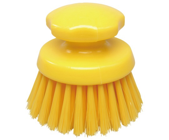 バーテック バーキュートプラス ハンドブラシ丸型 ソフト 黄 BCP-RHSB3Y 1個（ご注文単位1個）【直送品】