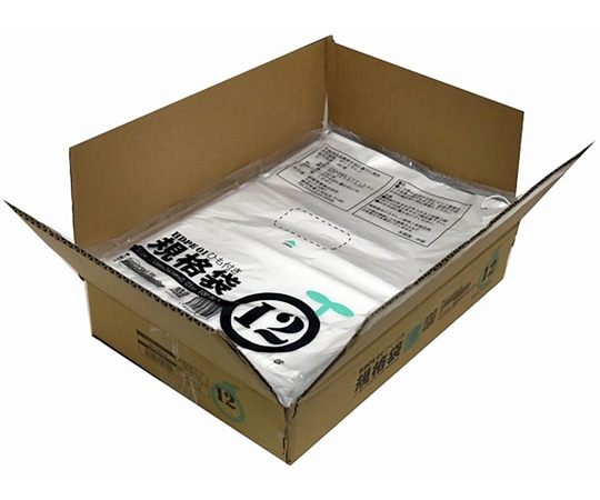 紺屋商事 小箱売:ひも付ポリ袋 01半透明 12号 100枚×30冊入 00723312 1箱（ご注文単位1箱）【直送品】