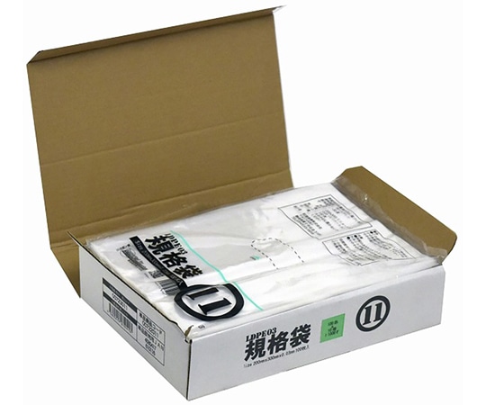 紺屋商事 小箱売:PE規格ポリ袋 03透明 11号 100枚×10冊入 00723011 1箱（ご注文単位1箱）【直送品】