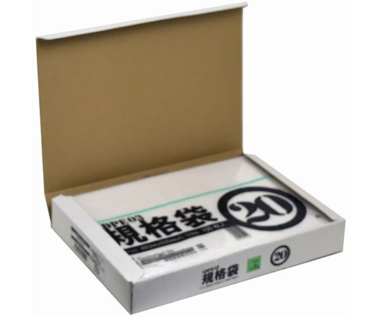 紺屋商事 小箱売:PE規格ポリ袋 03透明 20号 100枚×5冊入 00723020 1箱（ご注文単位1箱）【直送品】