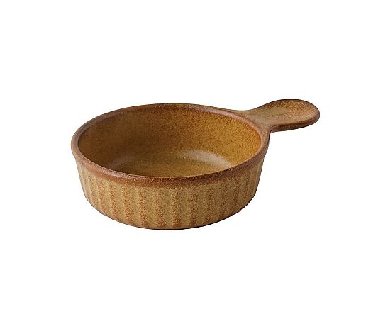 アズワン 取手付アヒージョ 薄茶 225-0114 1個（ご注文単位1個）【直送品】