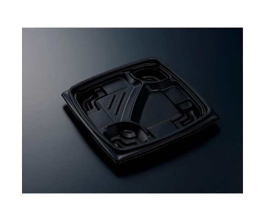 中央化学 弁当容器 CTリル 22-22C BK 身 1ケース(600枚入) 00705513 1ケース（ご注文単位1ケース）【直送品】