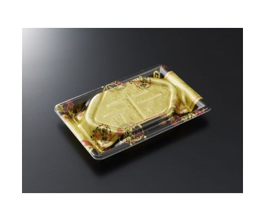 中央化学 刺身容器 漁台17-11 こがねYG 身 1ケース(1200枚入) 00744027 1ケース（ご注文単位1ケース）【直送品】