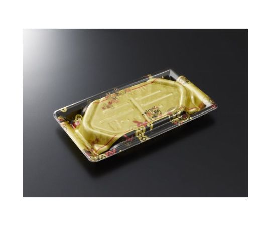 中央化学 刺身容器 漁台20-11 こがねYG 身 1ケース(800枚入) 00744033 1ケース（ご注文単位1ケース）【直送品】