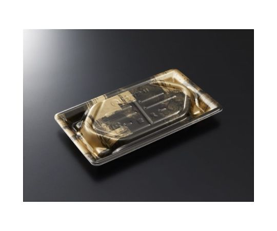 中央化学 刺身容器 漁台20-11 西陣BK 身 1ケース(800枚入) 00744036 1ケース（ご注文単位1ケース）【直送品】