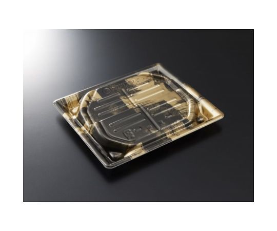 中央化学 刺身容器 漁台20-17 西陣BK 身 1ケース(600枚入) 00744044 1ケース（ご注文単位1ケース）【直送品】