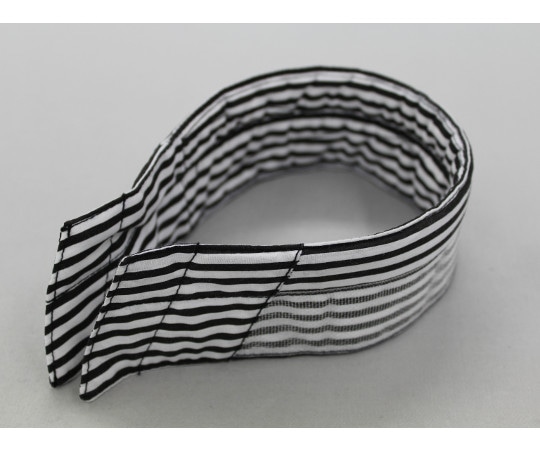 福徳産業 エリクーラー ストライプ 黒 #1819-SBK 1個(ご注文単位1個)【直送品】