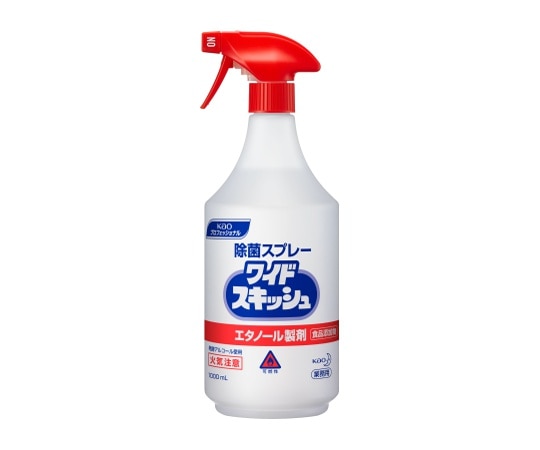 花王 ワイドスキッシュ スプレー付 1000mL 業務用 エタノール製剤 1ケース(6本入)  1ケース(ご注文単位1ケース)【直送品】