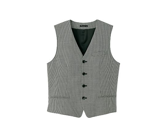 FACEスーツ メンズストレッチベスト ブラック L FV1010M-18 L 1枚（ご注文単位1枚）【直送品】