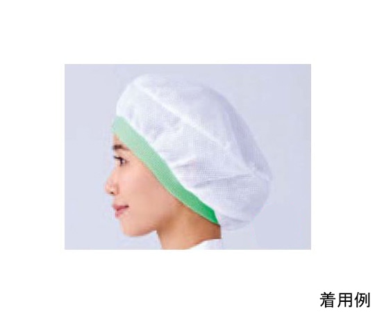 ワコウ ネットバンドキャップ グリーン C1400-2 1枚（ご注文単位1枚）【直送品】