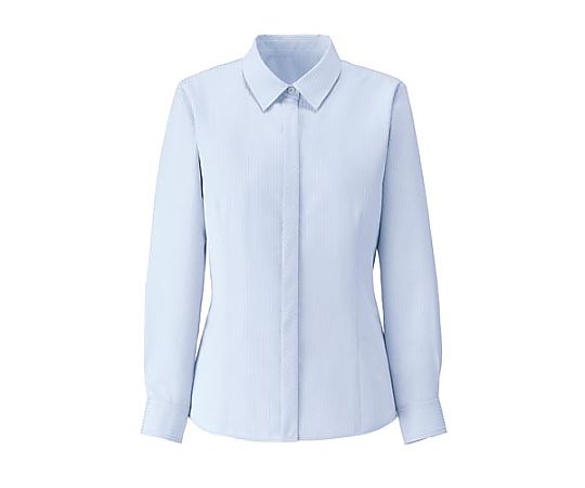 ボンマックス シャドーS長袖ブラウスブルー4163A11号 HW4163A-6-11 1枚（ご注文単位1枚）【直送品】