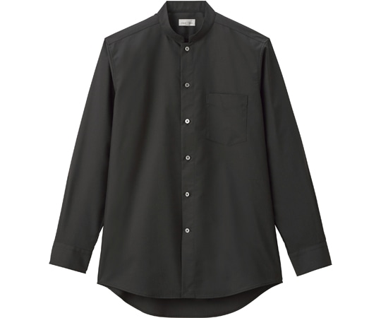 ボンマックス メンズスタンドカラー長袖シャツ ブラック 3L FB5051M-16 3L 1枚（ご注文単位1枚）【直送品】