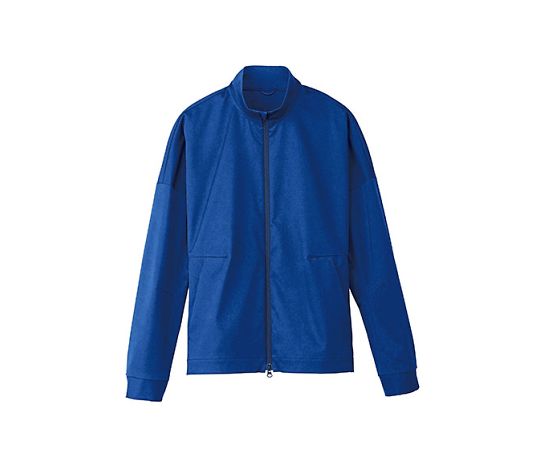 ナチュラルスマイル ユニセックスジャケット ブルー LL TJ0801U-6 LL 1枚（ご注文単位1枚）【直送品】