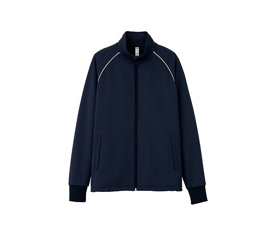 ナチュラルスマイル トレーニングジャケット(旧MS2116) ネイビー L TJ0802U-8 L 1枚（ご注文単位1枚）【直送品】