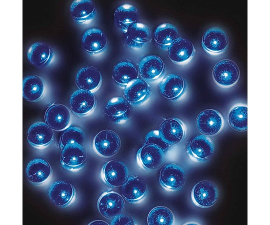 アズワン LEDストレートライト 屋外使用可 100球 ブルー 28-49-1-2 1セット(ご注文単位1セット)【直送品】