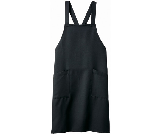 住商モンブラン エプロン 兼用 黒 フリー 5-890 フリー 1枚（ご注文単位1枚）【直送品】