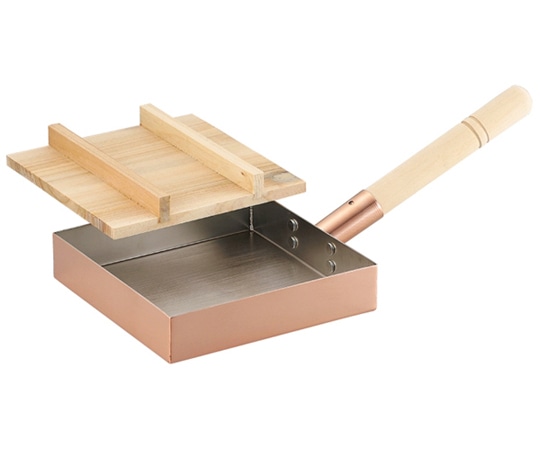 アサヒ 本職用玉子焼き18cm 木蓋付 CNE117 1個（ご注文単位1個）【直送品】