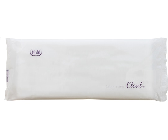 角田紙業 おしぼり クリール 平型 L 800本入  1箱（ご注文単位1箱）【直送品】