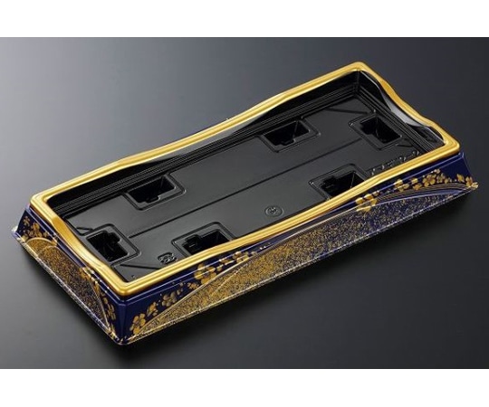 中央化学 寿司容器 HS天城 12-2 まきえ紺-BK 本体 300枚 394932 1ケース(ご注文単位1ケース)【直送品】