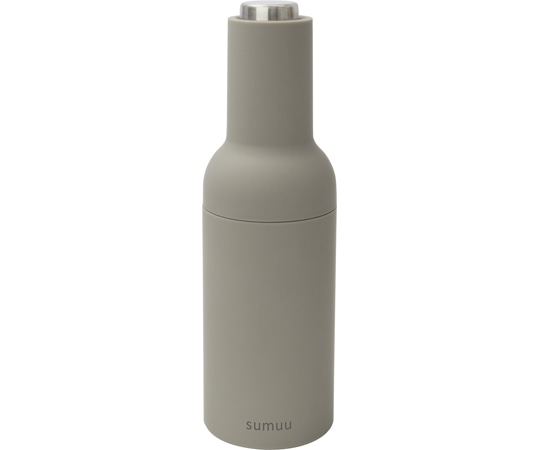 macros sumuu ボトル型ソルト&ペッパーミル ミルオ スモークベージュ 12個入 MCK-136SB 1ケース（ご注文単位1ケース）【直送品】