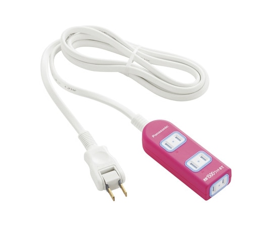 パナソニック ザ・タップX 3コ口 2m ピンク WHA2523NKP 1個(ご注文単位1個)【直送品】