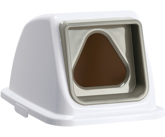 テラモト エコ分別カラーペールW65 蓋 灰 三角穴 ペットボトル DS-194-741-5 1個（ご注文単位1個）【直送品】