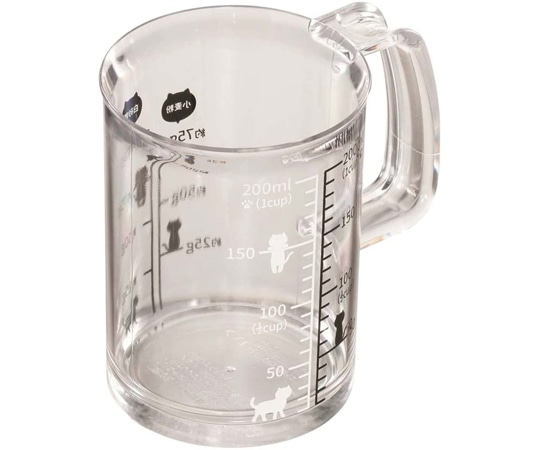 貝印 Nyammy(ニャミー)ねこの計量カップ(200ml) 000DH2726 1個（ご注文単位1個）【直送品】