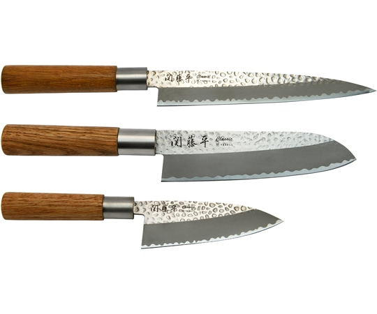 アズワン 関藤平CLassic 3点セット(三徳・刺身・小出刃) 32074 1セット（ご注文単位1セット）【直送品】