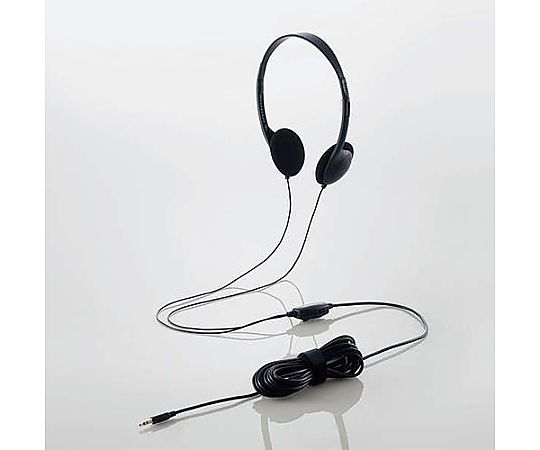 アズワン 5 m ステレオヘッドホン(リアバンドタイプ) EA763BC-20B 1個(ご注文単位1個)【直送品】