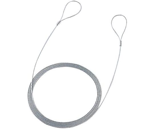 アズワン φ2.2mmx3.0m セキュリティワイヤー(ビニールコート) EA983TS-273 1個(ご注文単位1個)【直送品】