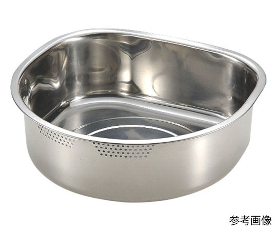 カンダ 18-8D型穴明洗桶 30cm(6.1L)  1個（ご注文単位1個）【直送品】