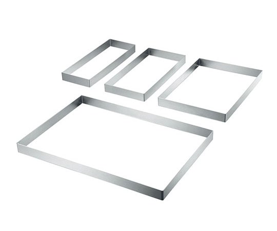 本間製作所 18-8角型スーパーセルクルリング1/2×H30(6取天板対応) 624475 1個（ご注文単位1個）【直送品】