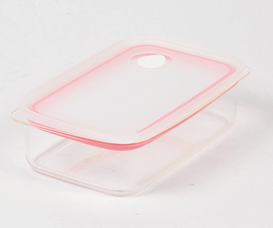 パール金属 Easy Clean 浅型密閉保存容器 M ピンク HB-2622 1個（ご注文単位1個）【直送品】